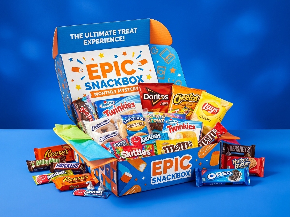 Epic Snackbox Monthly Mystery Subscription Box